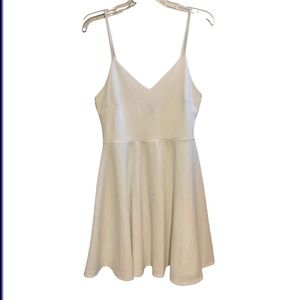 White Formal Mini Dress